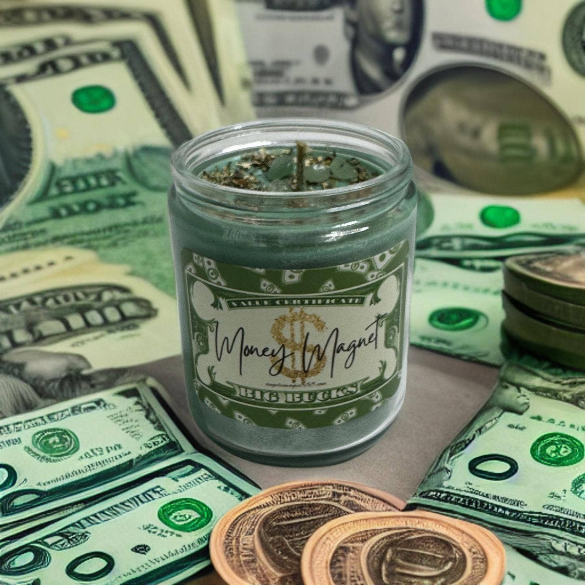 Money Magnet Soy Candle 8oz