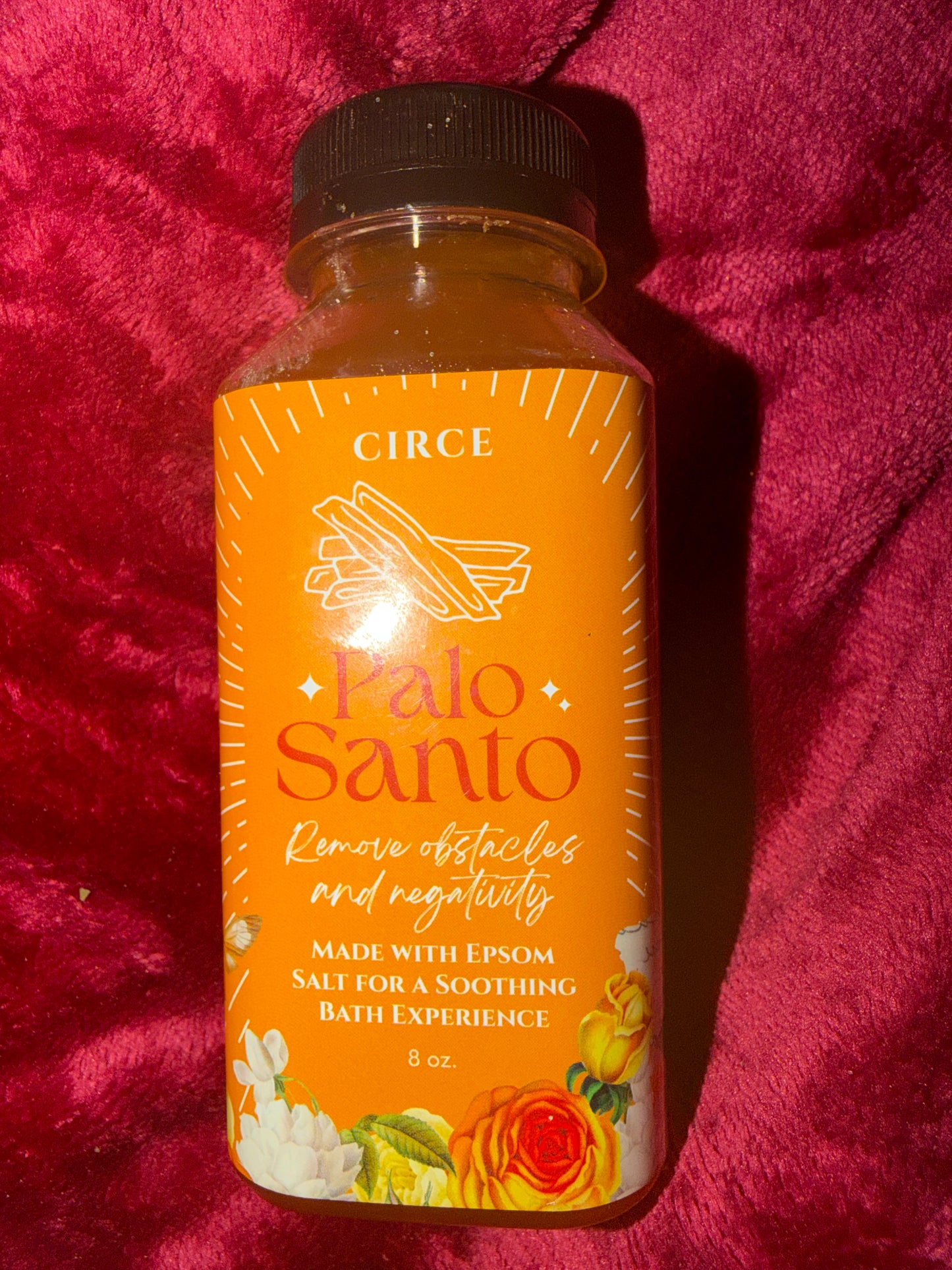 π§‘ Palo Santo Spiritual Bath β Remove Obstacles & Negativity | 8 oz.