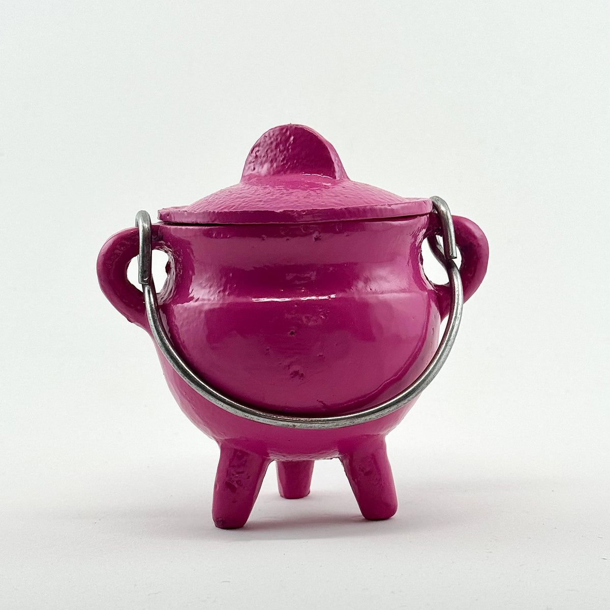 Colorful Cast Iron Cauldron w/ Lid | Kids' Potion Cauldron