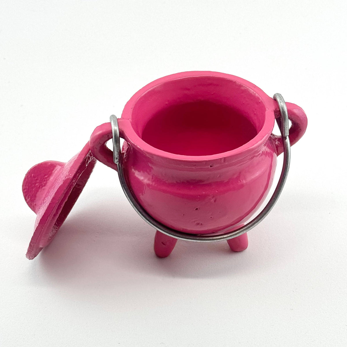 Colorful Cast Iron Cauldron w/ Lid | Kids' Potion Cauldron