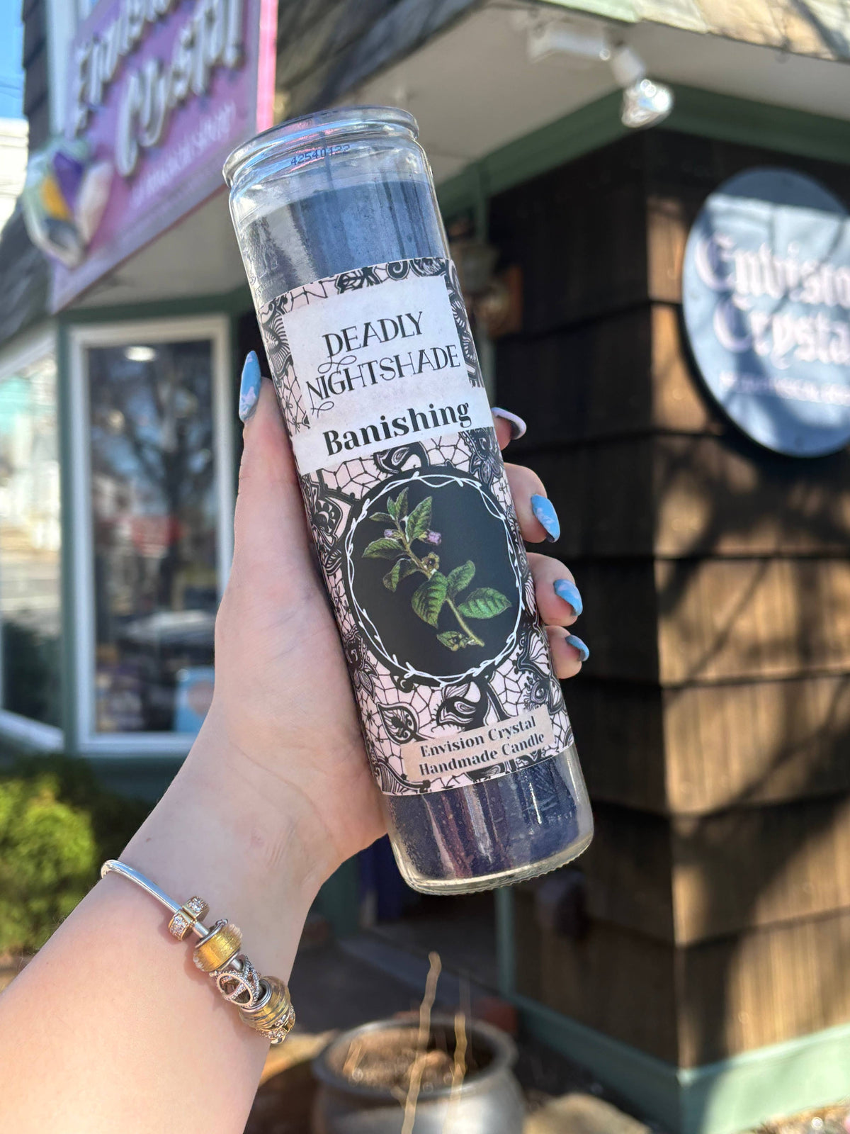 Deadly Nightshade Banishing Candle 7 Day Candle Scented And 