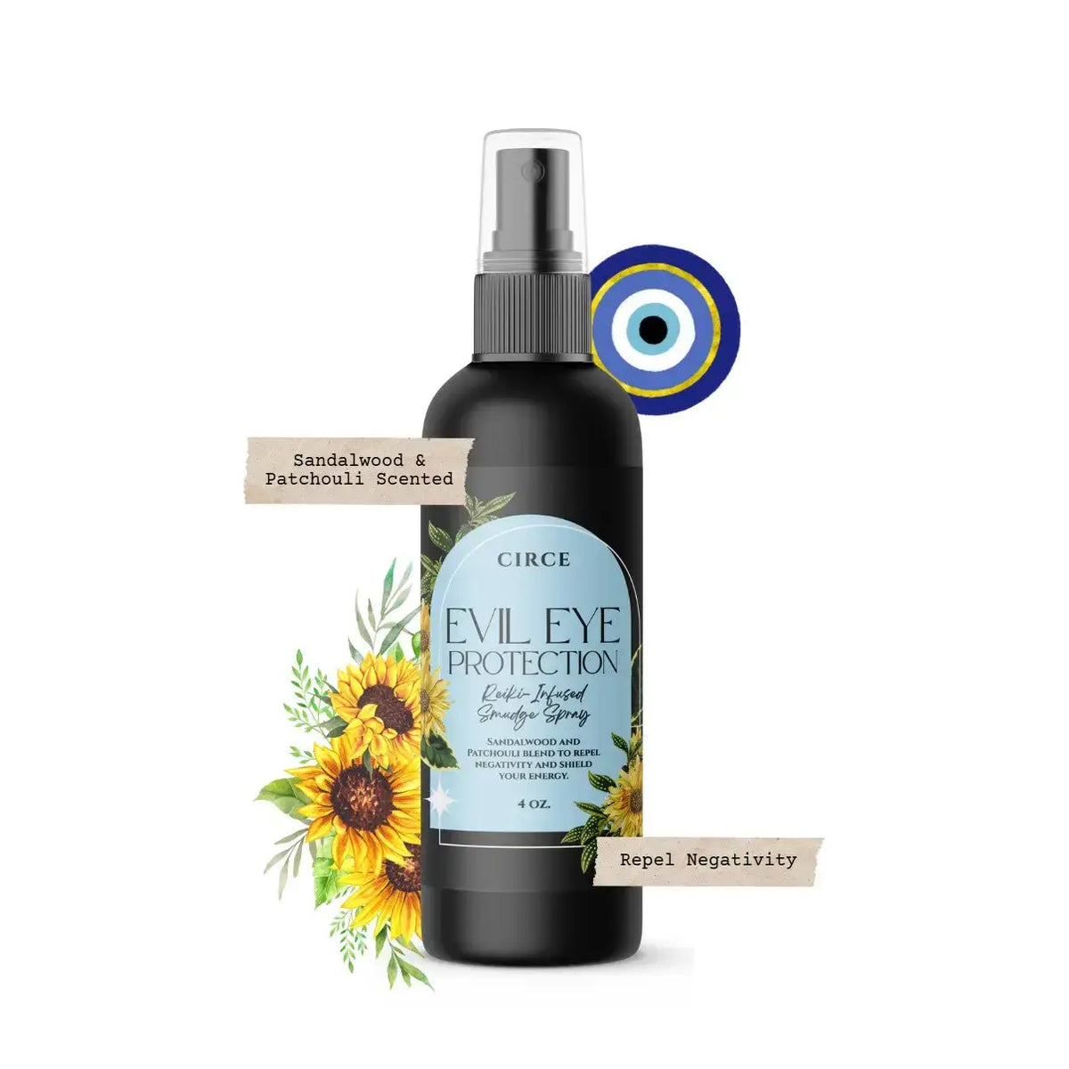 Evil Eye Protection Spray - Room and Body 4oz