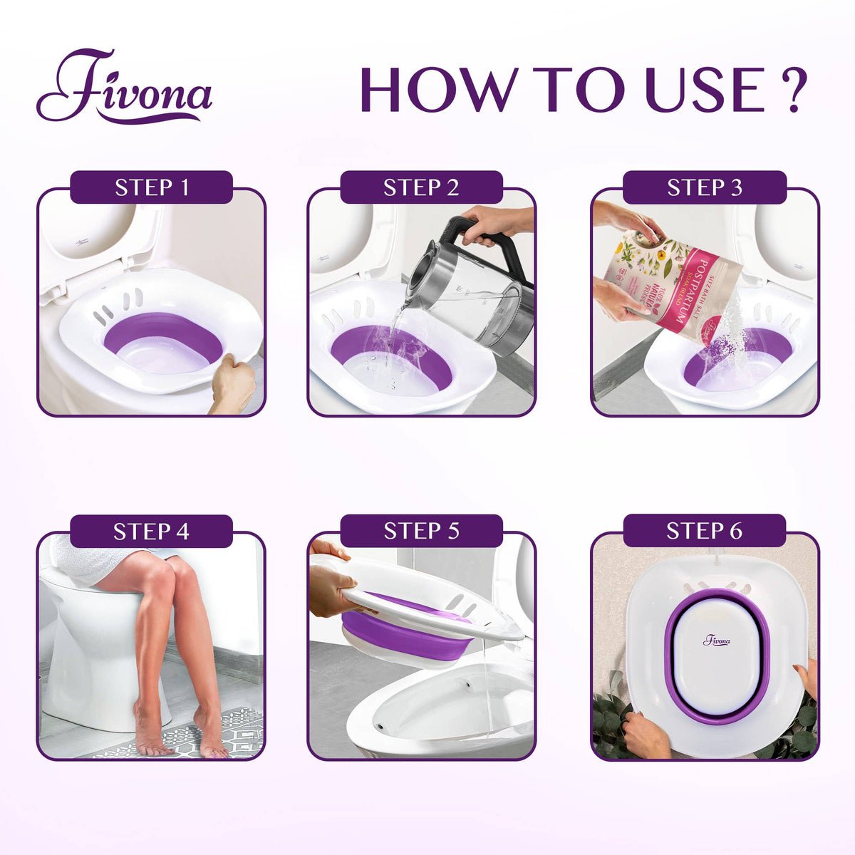 Yoni Steam Sitz Bath Seat for Postpartum and Hemorrhoids