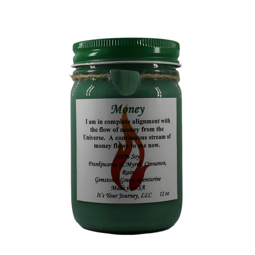 Money Intention Candle 12 oz