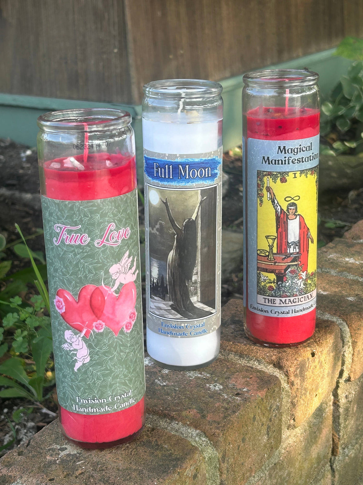 Magical Manifestation 7-Dy Tarot Candle - Scented  
