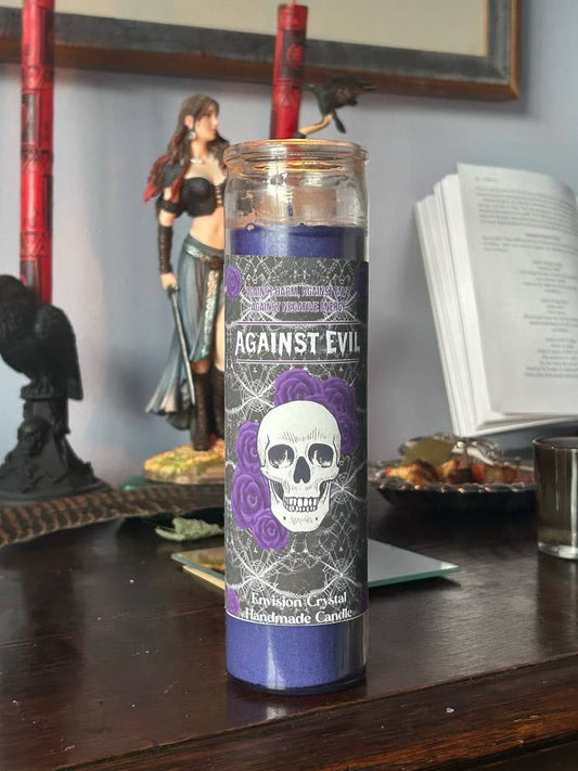 Against Evil 7-Day Candle - Scented and Blessed