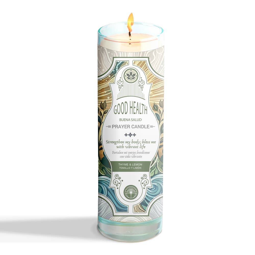 Prayer Candle - Good Health (8") (9.5 oz)
