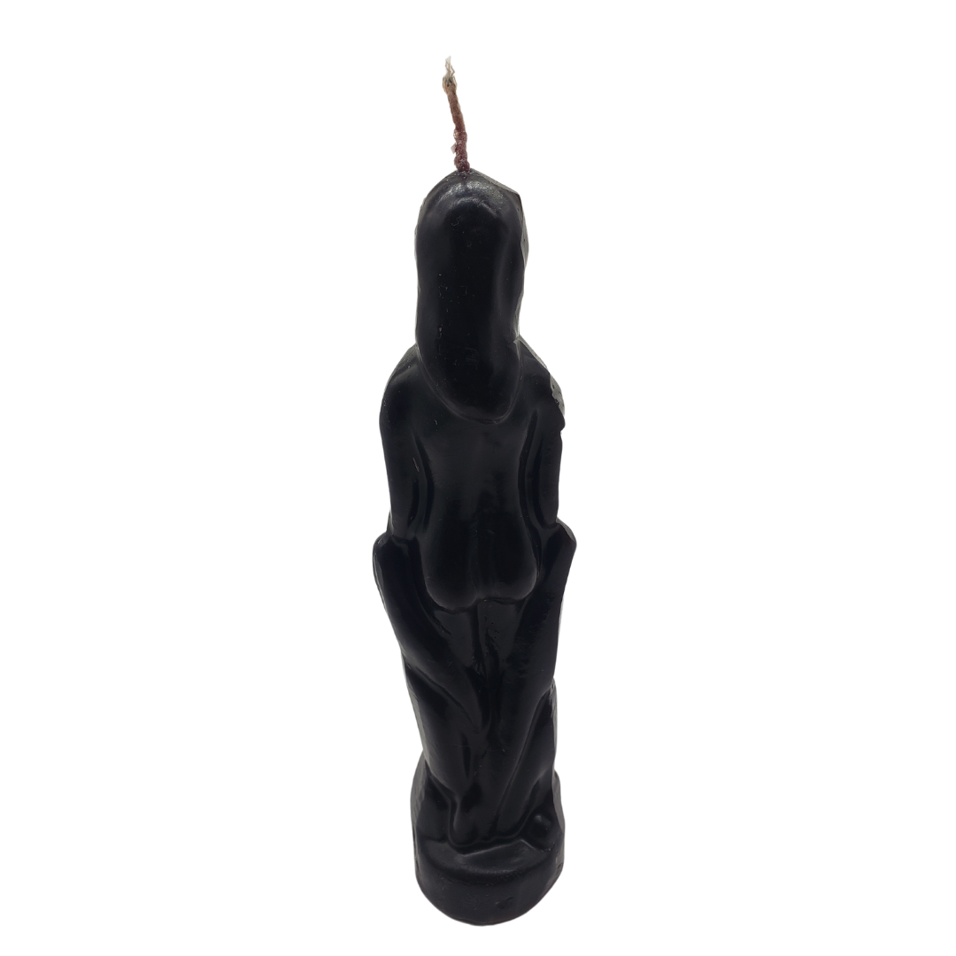 Woman Figure Candle Black 8' / Candela De Mujer Color Negro