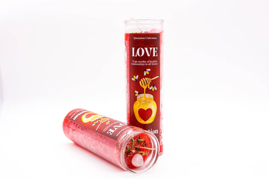 Love & Attraction Crystal Intention Candle