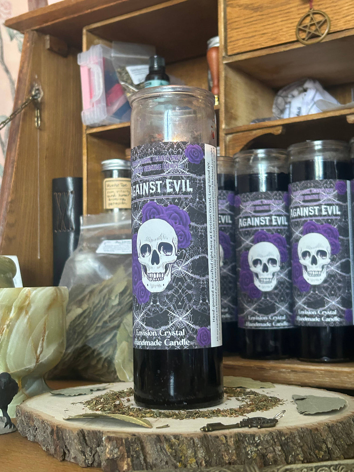 Against Evil 7-Day Candle - Scented and Blessed