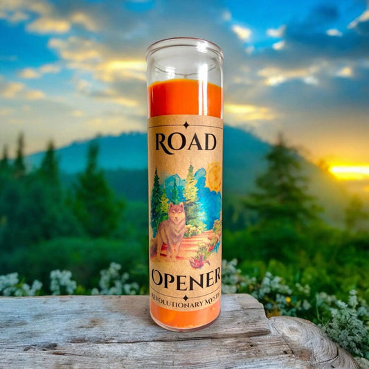 Road Opener Spell Candle - Soy Wax Ritual Candle for Road Opening And New Opportunities