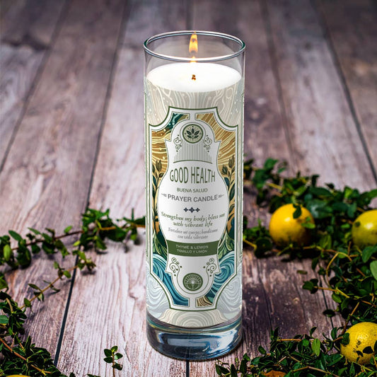 Prayer Candle - Good Health (8") (9.5 oz)