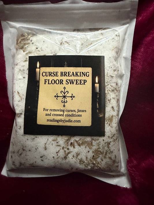🧹✨ Curse Breaking Floor Sweep – Spiritual Cleansing & Protection