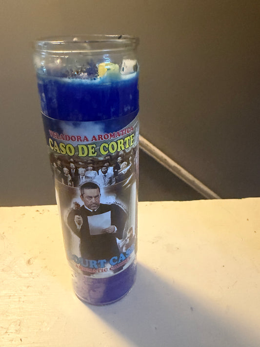 Court Case Spiritual Candle – Blue