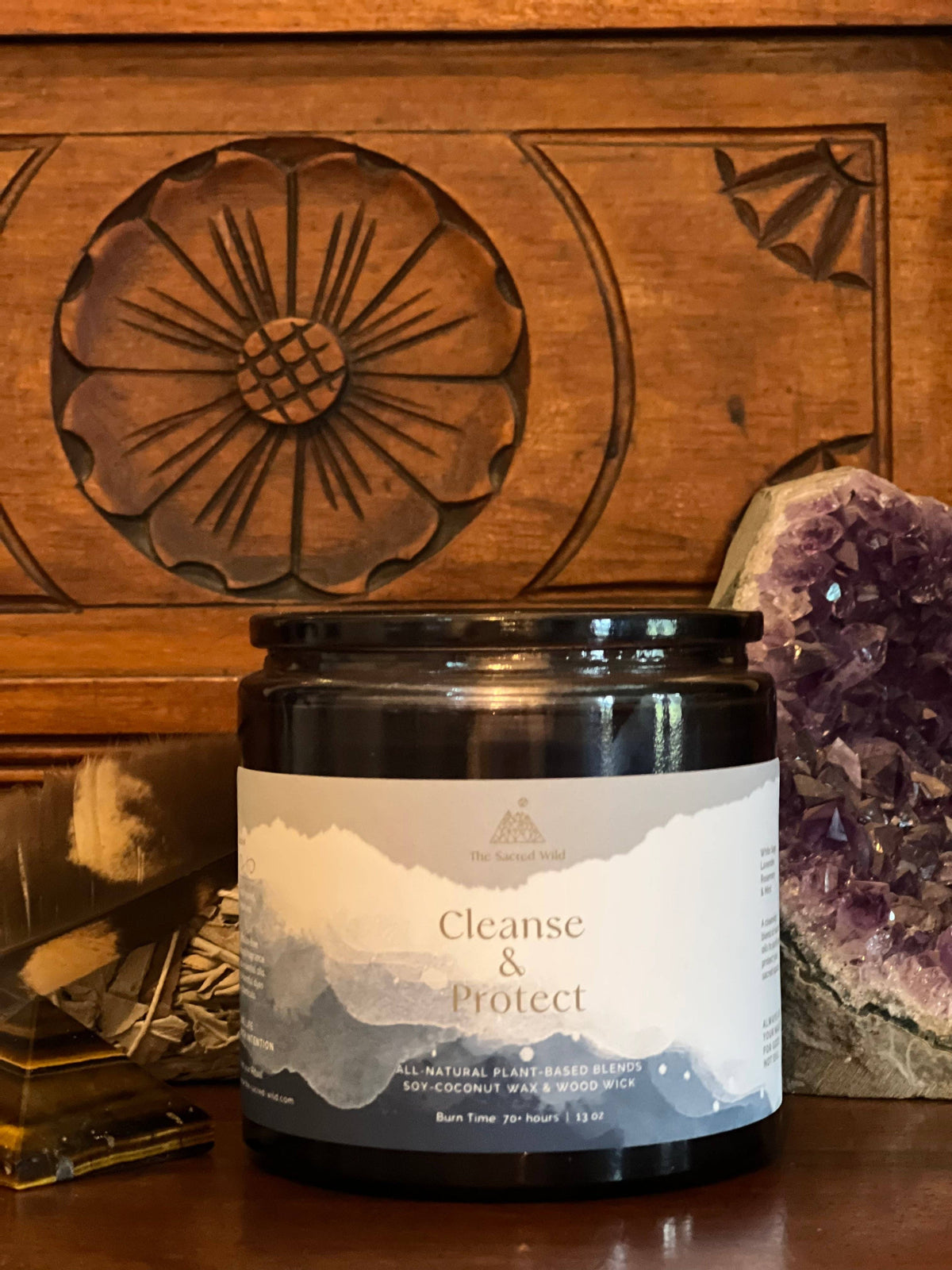Cleanse and Protect Intention Candle