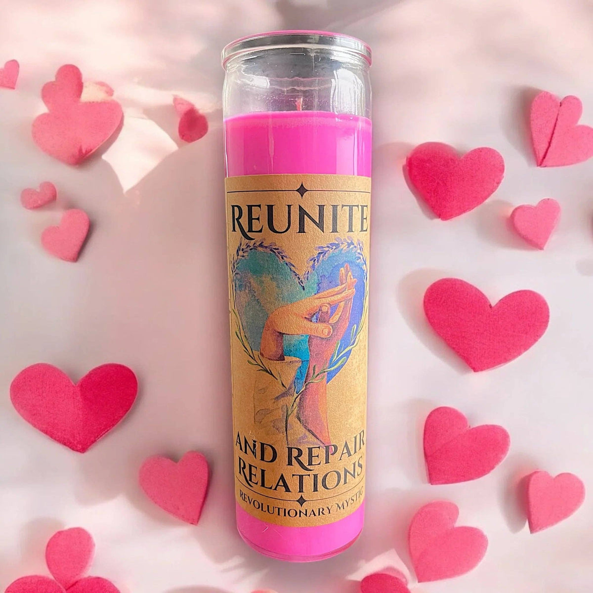 Reunite and Repair Relationships Spell Candle - Soy Wax Ritual Candle for Relationship Repair And Reconciliation
