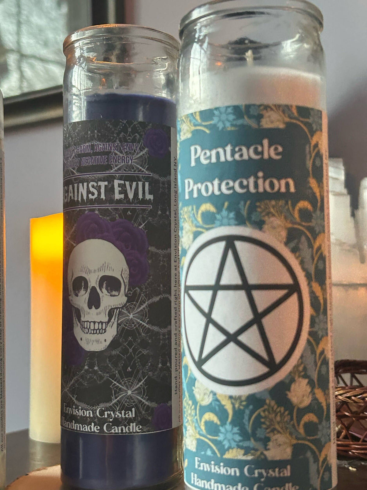 Against Evil 7-Day Candle - Scented and Blessed