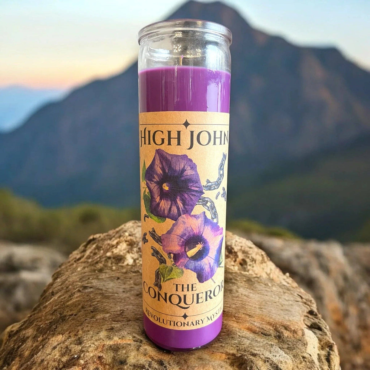 High John The Conqueror Spell Candle - Soy Wax Ritual Candle for Success And Achievement Work