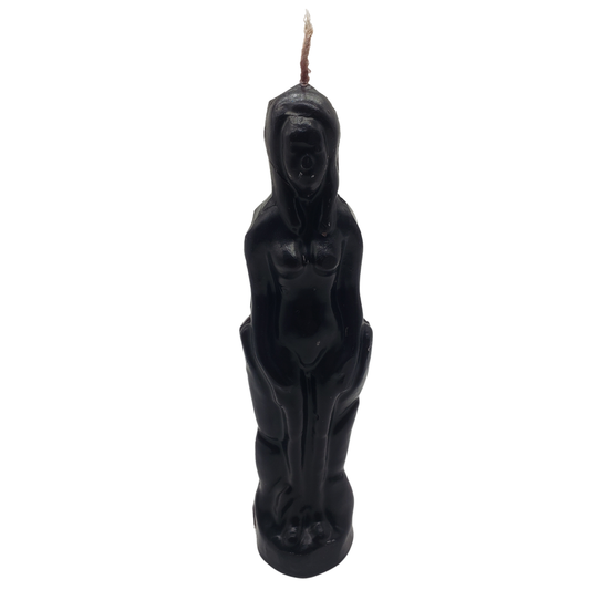 Woman Figure Candle Black 8' / Candela De Mujer Color Negro