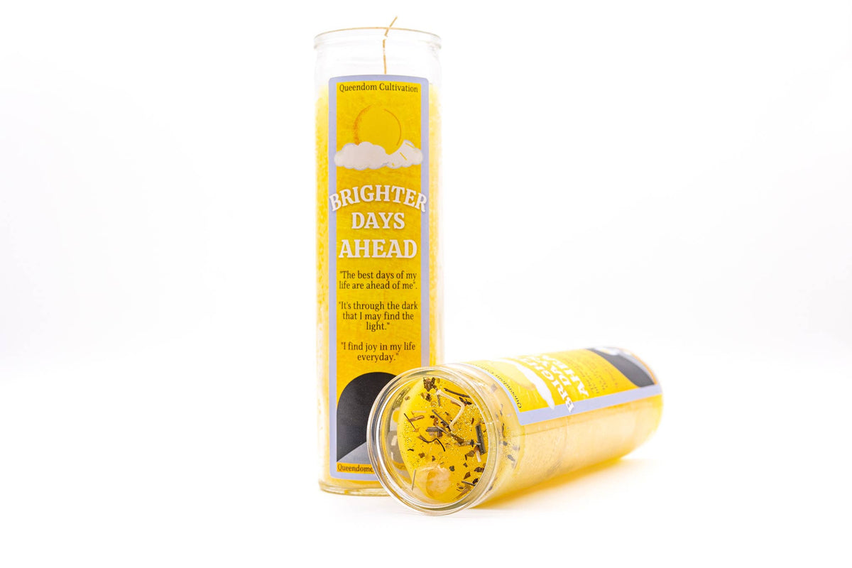 Brighter Days Ahead Crystal Intention Candle