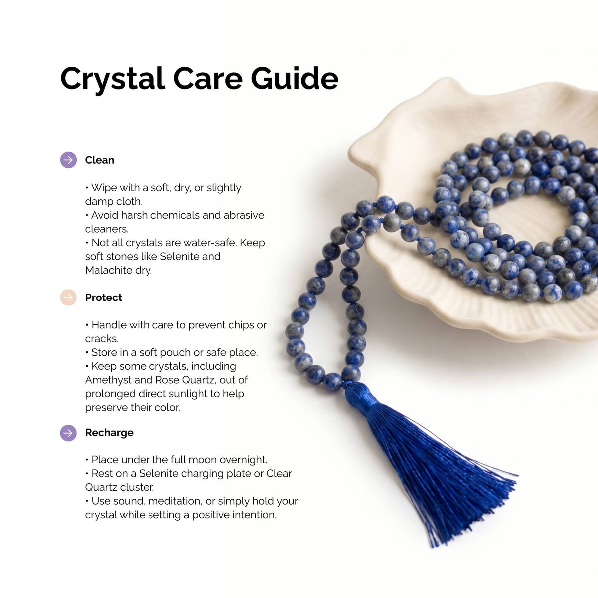 Healing Bracelets | Triple Protection | Gemstone Beads
