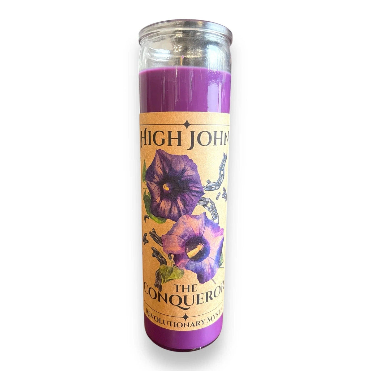High John The Conqueror Spell Candle - Soy Wax Ritual Candle for Success And Achievement Work
