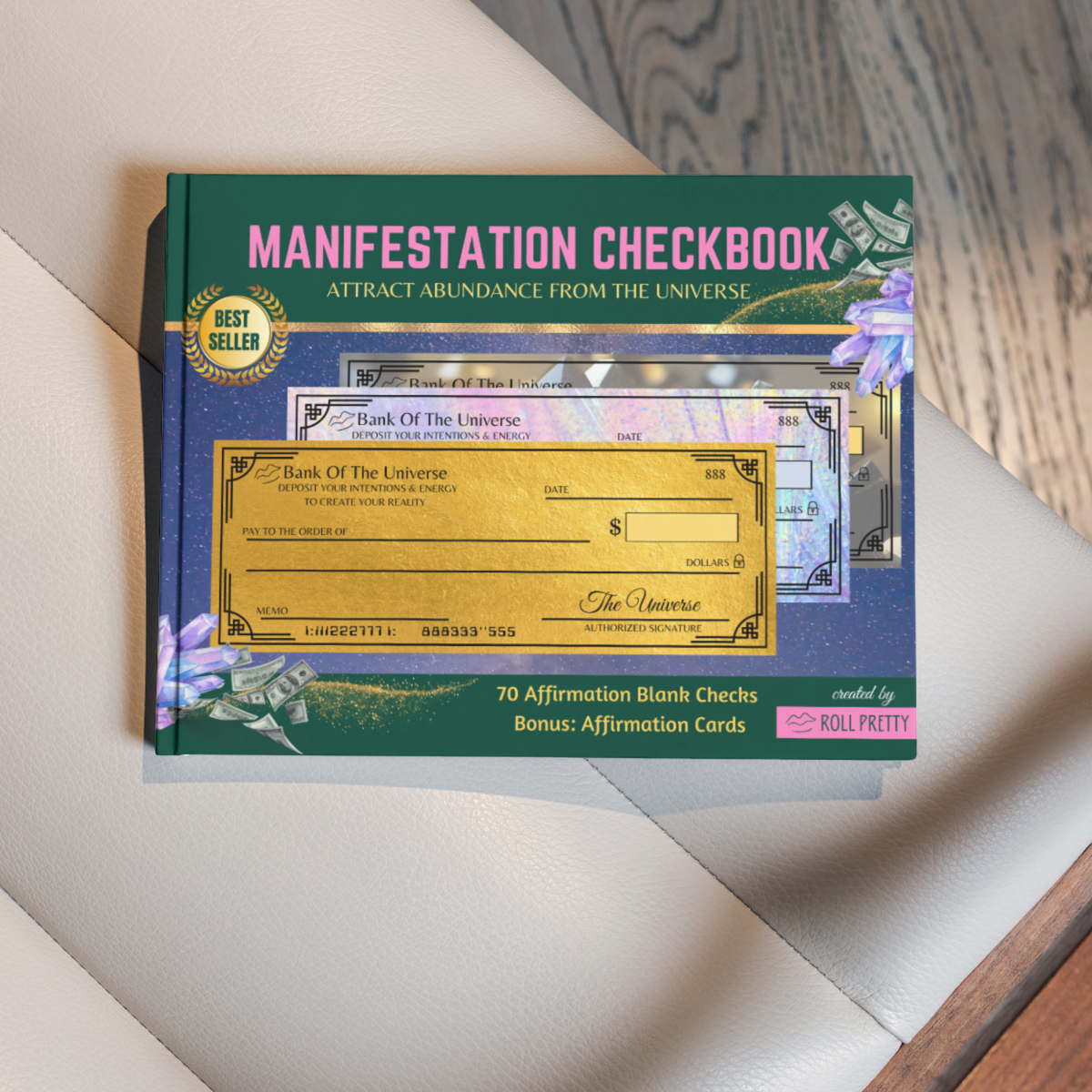 Manifestation Checkbook - Law of Attraction & Abundance