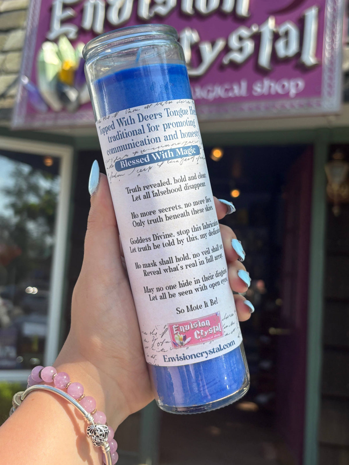 Truth Revealed 7 Day Candle - Scented and Blessed