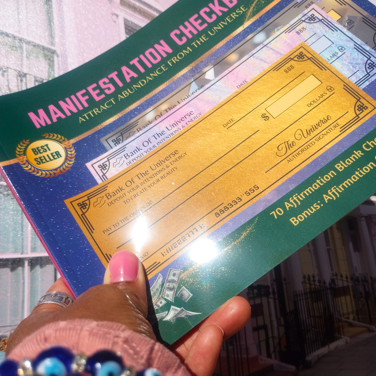Manifestation Checkbook - Law of Attraction & Abundance